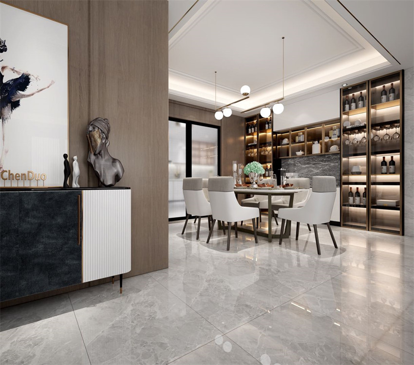 廣州市越秀東園新村現代簡約風格四居室裝修案例