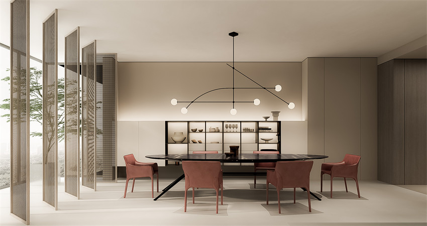 廣州市保利花城紀現代簡約風格三居室裝修案例