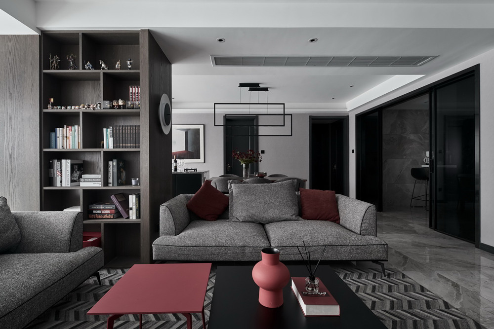 嘉興市龍光&middot;西塘江南大境現(xiàn)代風(fēng)格四居室裝修案例