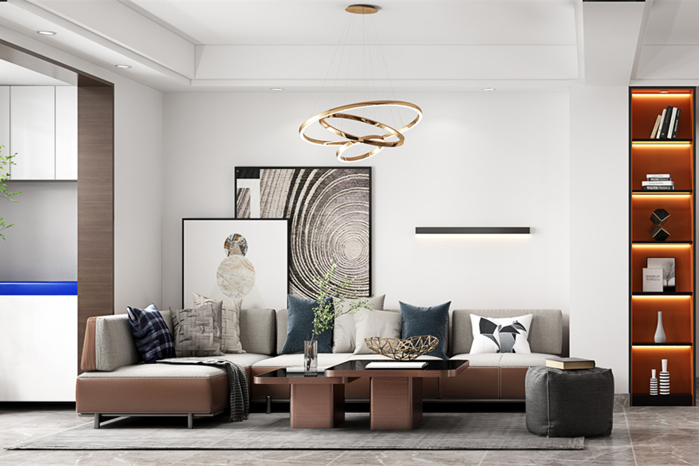 嘉興市嘉善萬(wàn)聯(lián)城現(xiàn)代簡(jiǎn)約風(fēng)格三居室裝修案例