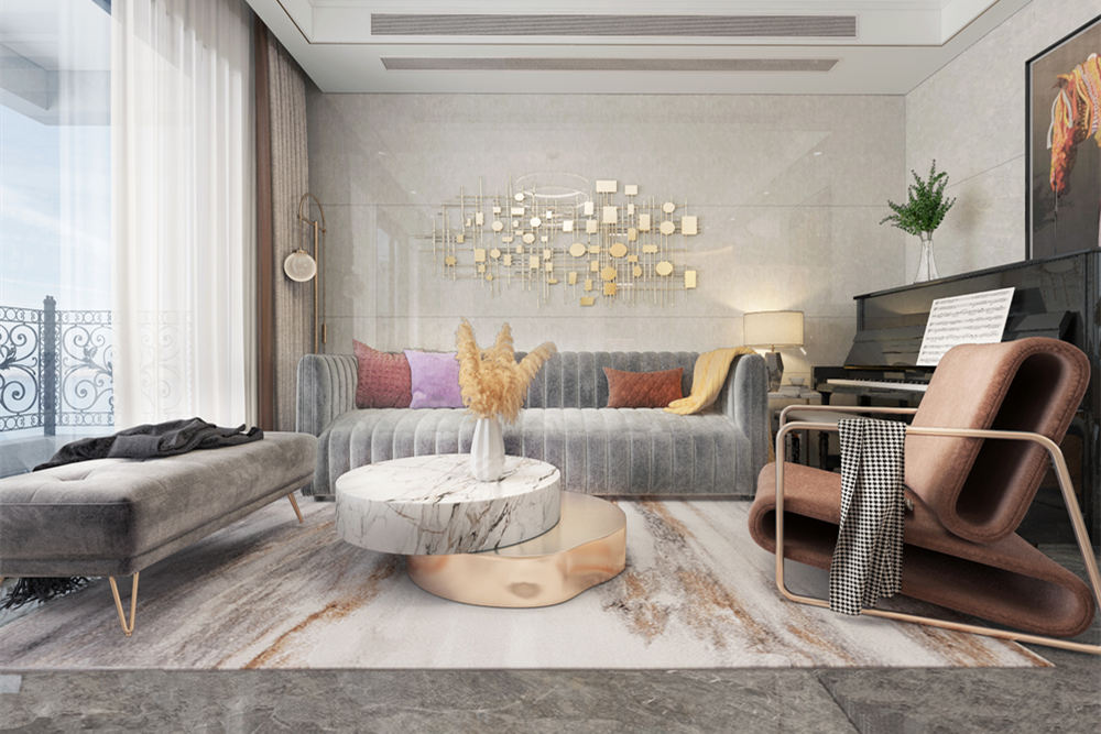 韶關市始興時代星辰現代簡約風格三居室裝修案例