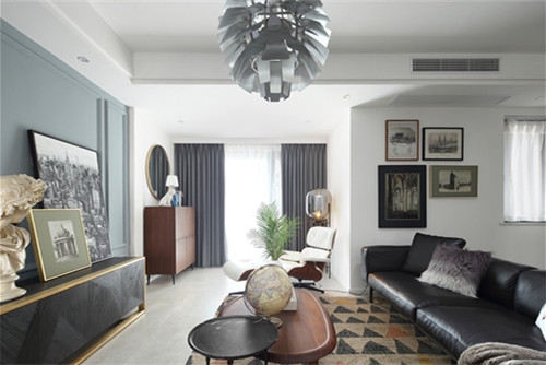 德陽(yáng)市174小區(qū)現(xiàn)代簡(jiǎn)約風(fēng)格三居室裝修案例