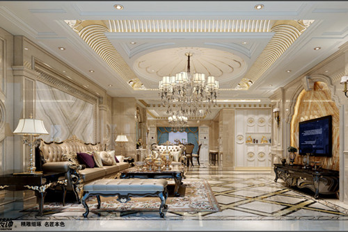 德陽市東泰翡翠郡新古典風格別墅裝修案例