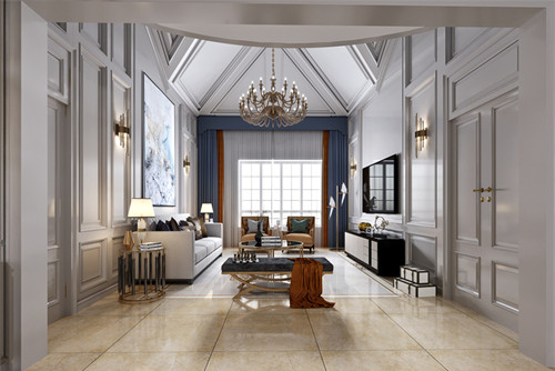 德陽市嘉銘悅城美式風格復式裝修案例