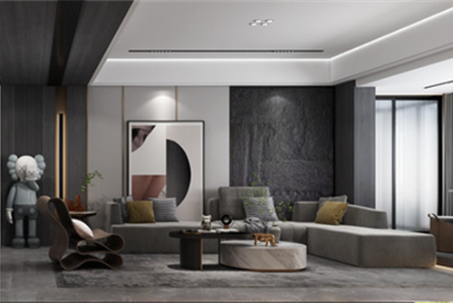 潮州市海關宿舍現代簡約風格三居室裝修案例