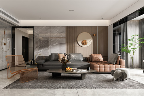潮州市東方翠苑現代簡約風格別墅裝修案例