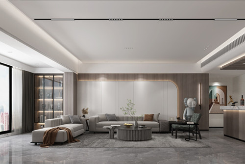 潮州市紅光金陵園現代簡約風格四居室裝修案例