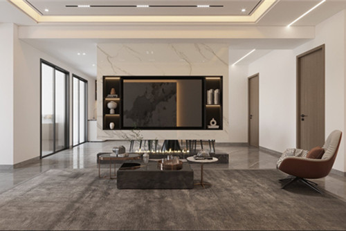 茂名市畜牧獸醫局宿舍輕奢風格三居室裝修案例