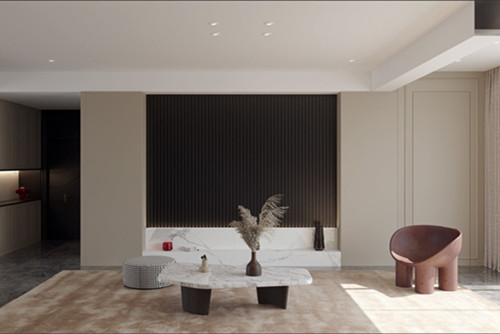 舟山市北塘小區現代簡約風格四居室裝修案例