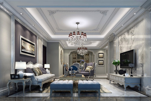 海口201-300平米歐式風格海長流裝修設計效果圖