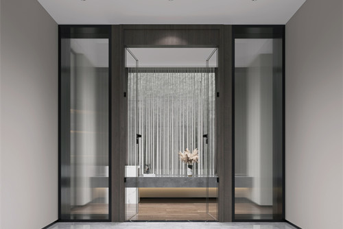 海口市華榮府現(xiàn)代簡約風(fēng)格四居室裝修案例