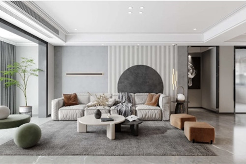 玉林市新城市花園北歐風格三居室裝修案例