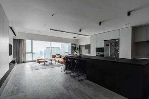 玉林市東城雅苑現代簡約風格五居室裝修案例