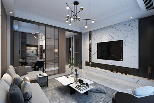 陽江市嘉華尚城現代風格別墅裝修案例