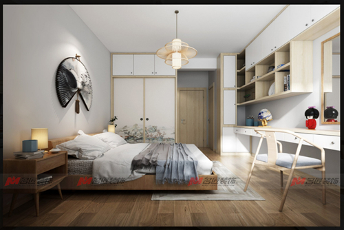 泉州市世茂御瀧郡日式風格三居室裝修案例