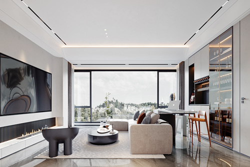 云浮市碧桂園山語現代風格別墅裝修案例