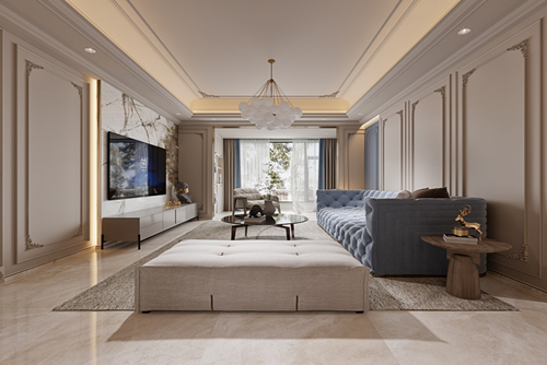 江門市雅逸尚都現(xiàn)代簡約風格三居室裝修案例