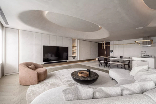 韶關市大福名城現代簡約風格復式裝修案例