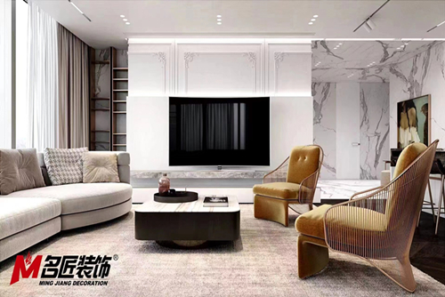 無錫市藍(lán)光雍錦園輕奢風(fēng)格平層裝修案例