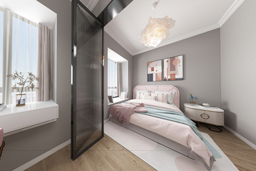 廣州市大華&middot;紫悅府現代簡約風格二居室裝修案例