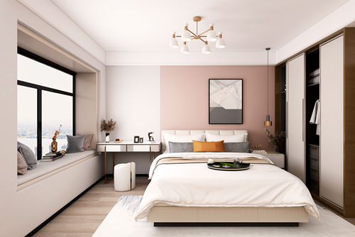 海口市華榮府現(xiàn)代風(fēng)格四居室裝修案例