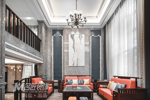 嘉興市碧桂園&middot;楓景尚院新中式風(fēng)格別墅裝修案例