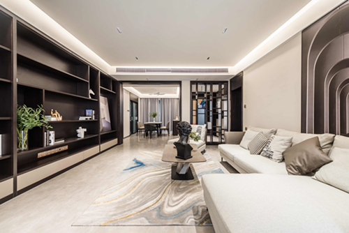 ?？谑心虾Ｐ腋R現代簡約風格四居室裝修案例