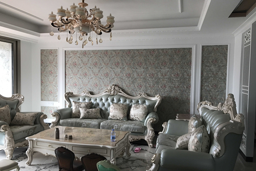 江門市寶麗花園歐式風(fēng)格復(fù)式裝修案例