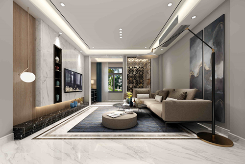 清遠市華興小區現代簡約風格別墅裝修案例