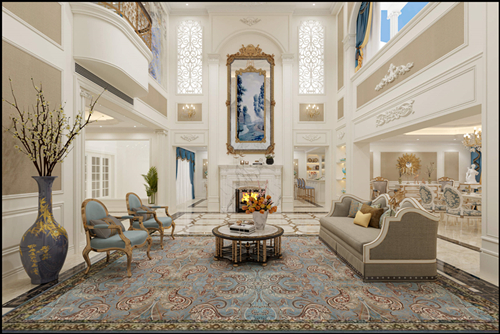 佛山市佛奧灣歐式風格別墅裝修案例