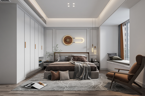 汕頭市綠地總部中心輕奢風格平層裝修案例