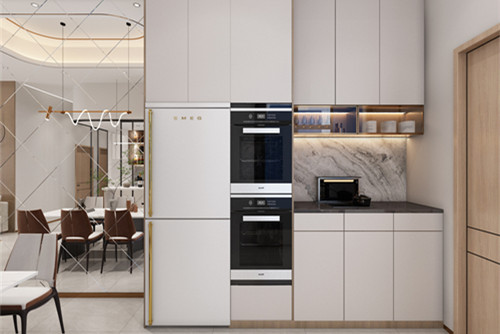 中山市雅居樂民森迪茵湖小鎮輕奢風格四居室裝修案例