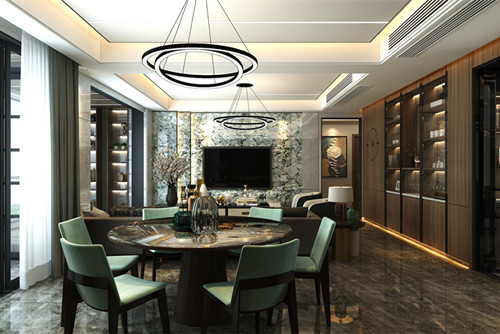 中山市雅居樂劍橋郡現(xiàn)代簡約風格四居室裝修案例