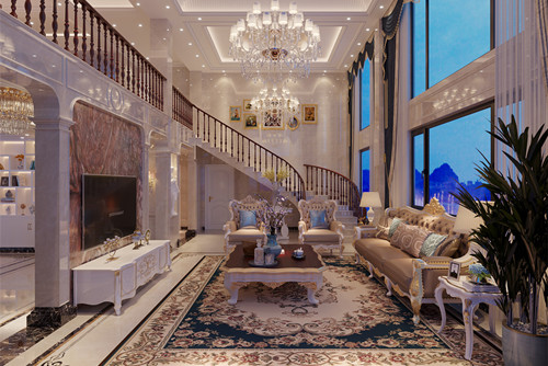 潮州市福裕園歐式風格別墅裝修案例