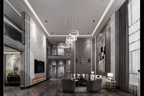 潮州市福裕園現代簡約風格別墅裝修案例