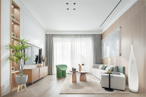 江門市碧桂園&middot;天麓湖北歐風格三居室裝修案例