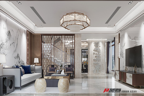 江門市碧桂園山水豪園現代簡約風格別墅裝修案例