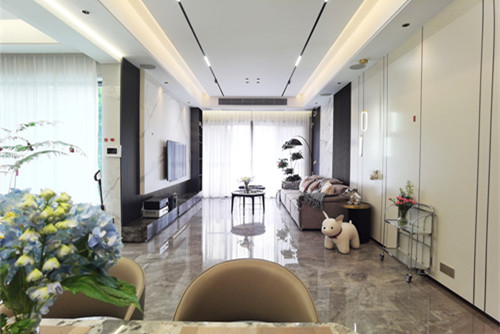 佛山市高明鈞明城現代簡約風格四居室裝修案例