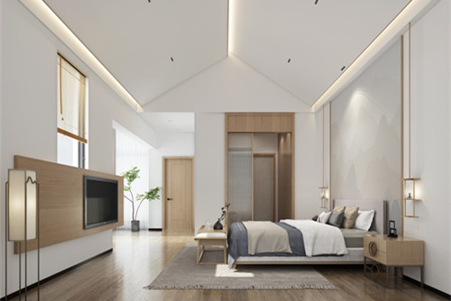 海口市安海新村現(xiàn)代簡(jiǎn)約風(fēng)格三居室裝修案例