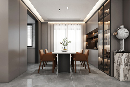潮州市海潤匯璟現(xiàn)代簡約風(fēng)格三居室裝修案例