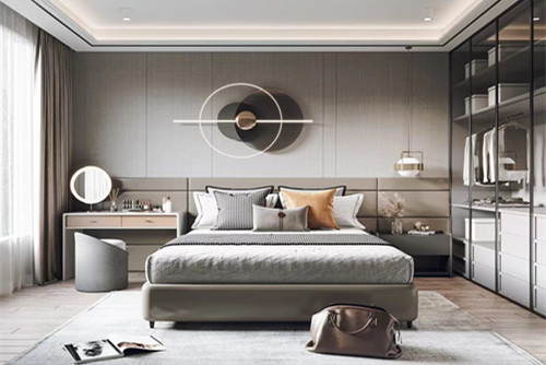 廣州市海川繁華里現代簡約風格三居室裝修案例