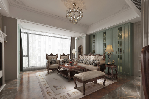 德陽(yáng)市88號(hào)苑新中式風(fēng)格二居室裝修案例