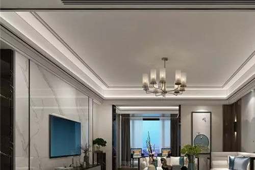 潮州市東方翠苑新中式風格三居室裝修案例