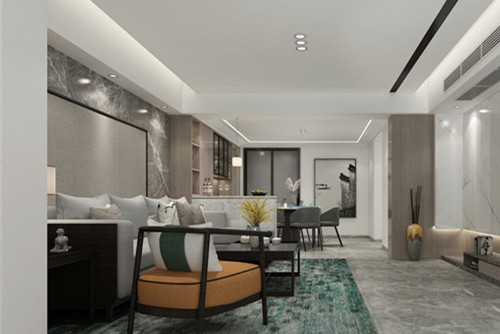 潮州市高厝寮自建房現代簡約風格四居室裝修案例