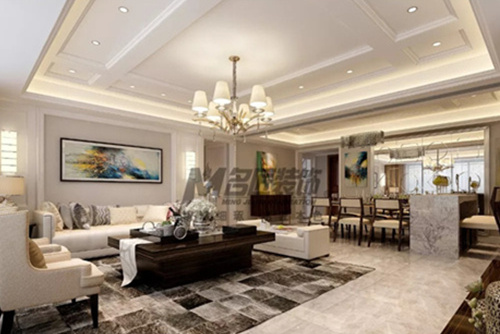 合肥市中鐵&middot;佰和佰樂現代風格四居室裝修案例