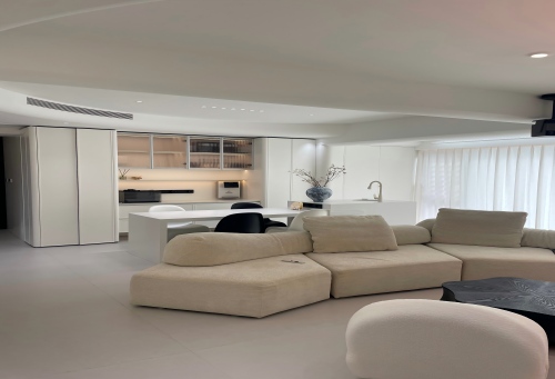 139㎡微法式奶油風，入目皆是軟糯與溫柔